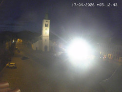 Náměstí, koste sv. Markéty