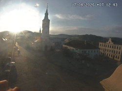 Náměstí, koste sv. Markéty