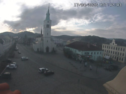 Náměstí, koste sv. Markéty