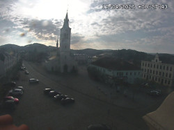 Náměstí, koste sv. Markéty