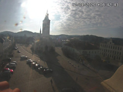 Náměstí, koste sv. Markéty