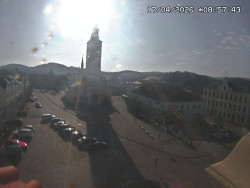 Náměstí, koste sv. Markéty