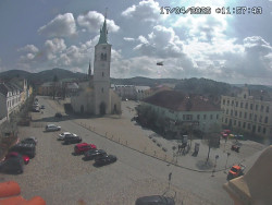 Náměstí, koste sv. Markéty