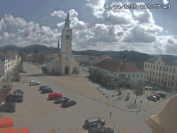 Náměstí, koste sv. Markéty