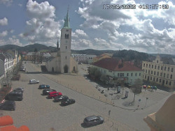 Náměstí, koste sv. Markéty