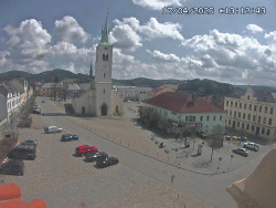 Náměstí, koste sv. Markéty