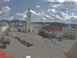 Náměstí, koste sv. Markéty