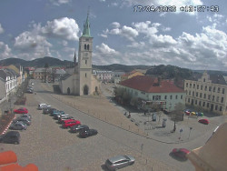 Náměstí, koste sv. Markéty