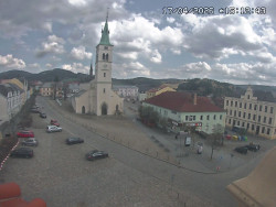 Náměstí, koste sv. Markéty