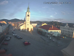 Náměstí, koste sv. Markéty