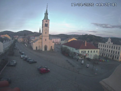 Náměstí, koste sv. Markéty