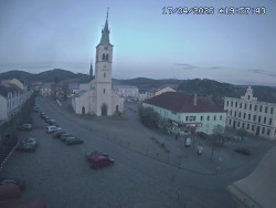 Náměstí, koste sv. Markéty