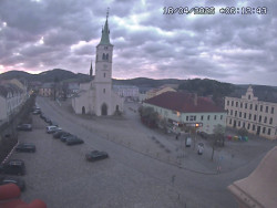 Náměstí, koste sv. Markéty