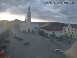 Náměstí, koste sv. Markéty