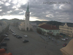 Náměstí, koste sv. Markéty