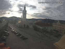 Náměstí, koste sv. Markéty