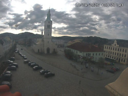 Náměstí, koste sv. Markéty