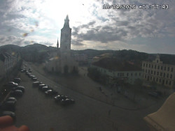 Náměstí, koste sv. Markéty