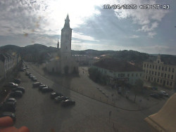 Náměstí, koste sv. Markéty