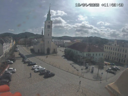 Náměstí, koste sv. Markéty