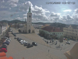 Náměstí, koste sv. Markéty