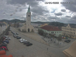 Náměstí, koste sv. Markéty