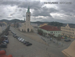 Náměstí, koste sv. Markéty