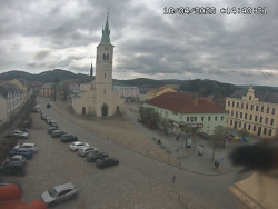 Náměstí, koste sv. Markéty