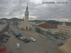 Náměstí, koste sv. Markéty