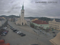 Náměstí, koste sv. Markéty