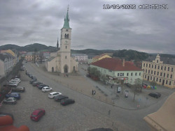 Náměstí, koste sv. Markéty