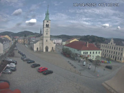 Náměstí, koste sv. Markéty