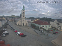 Náměstí, koste sv. Markéty