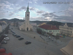 Náměstí, koste sv. Markéty