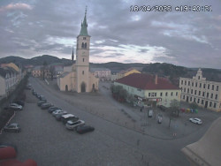 Náměstí, koste sv. Markéty