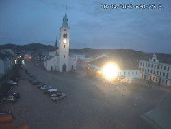 Náměstí, koste sv. Markéty