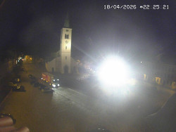 Náměstí, koste sv. Markéty