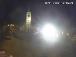 Náměstí, koste sv. Markéty