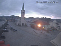 Náměstí, koste sv. Markéty