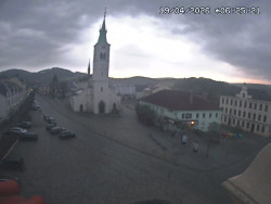 Náměstí, koste sv. Markéty