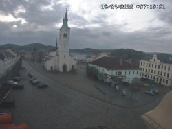 Náměstí, koste sv. Markéty