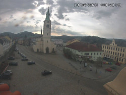 Náměstí, koste sv. Markéty