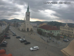 Náměstí, koste sv. Markéty