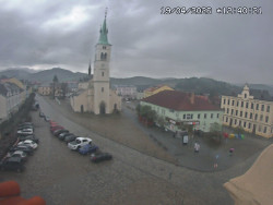 Náměstí, koste sv. Markéty