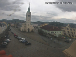 Náměstí, koste sv. Markéty