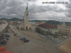 Náměstí, koste sv. Markéty