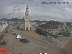 Náměstí, koste sv. Markéty