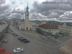 Náměstí, koste sv. Markéty