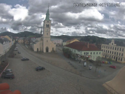 Náměstí, koste sv. Markéty