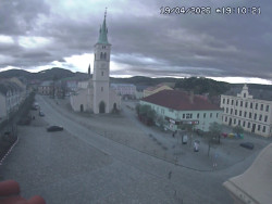 Náměstí, koste sv. Markéty